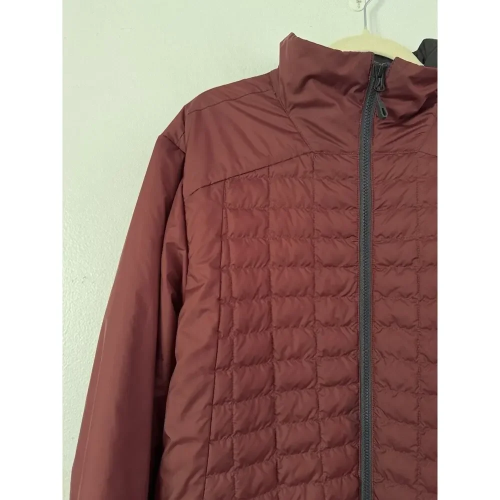 The North Face ThermoBall Eco Quilted Winter Puffer Jacket Brown Mens Medium